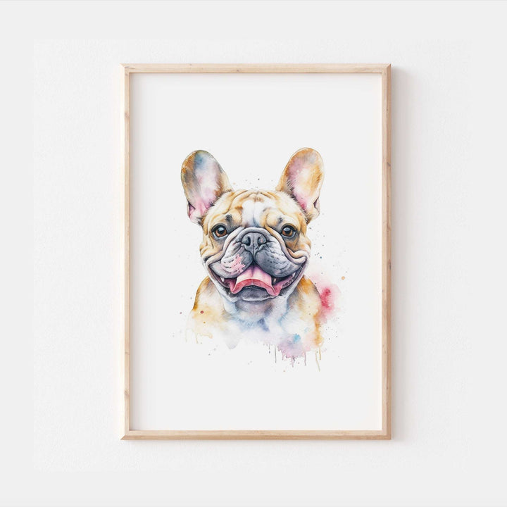 French Bulldog Watercolour Art Print