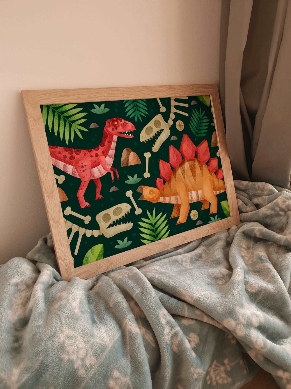 Jurassic Dinosaurs Kids Bedroom Print