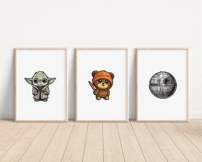 Star Wars Disney Wall Prints