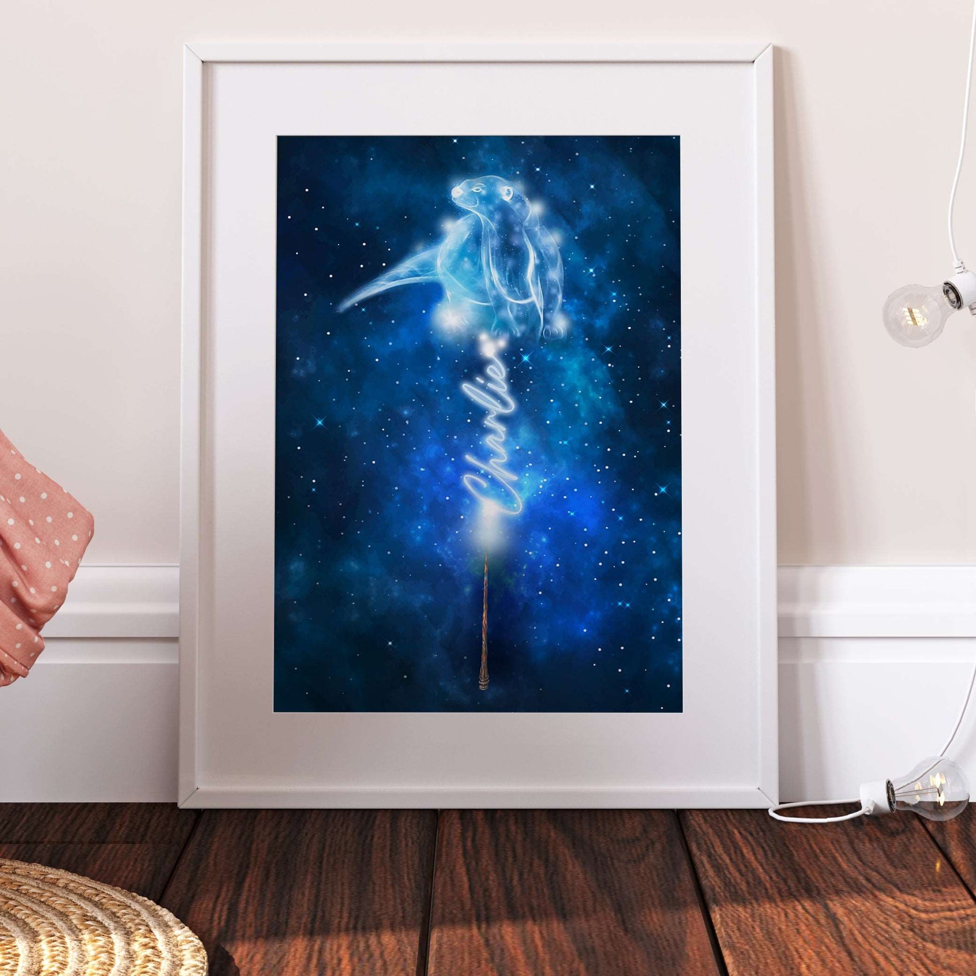 Personalised Harry Potter Patronus Bedroom Print – Funky Print Factory