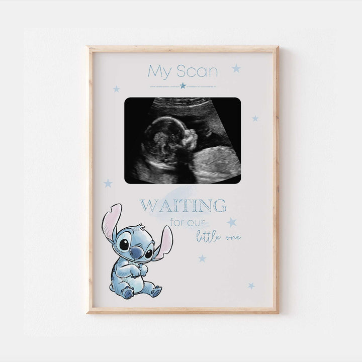 Stitch Personalised Baby Scan Ultrasound Print