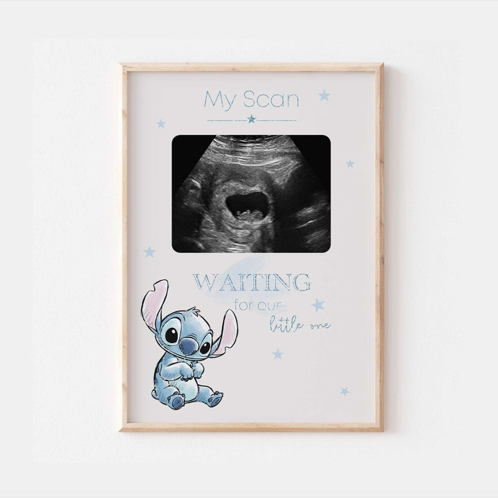 Stitch Personalised Baby Scan Ultrasound Print