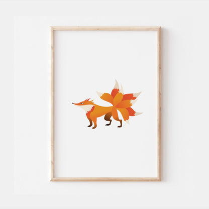 Greek Mythological Creatures Fantasy Dragons Unicorns Mermaid Griffin Cyclops Phoenix Wall Decor Nursery Print Bedroom Home Hangings