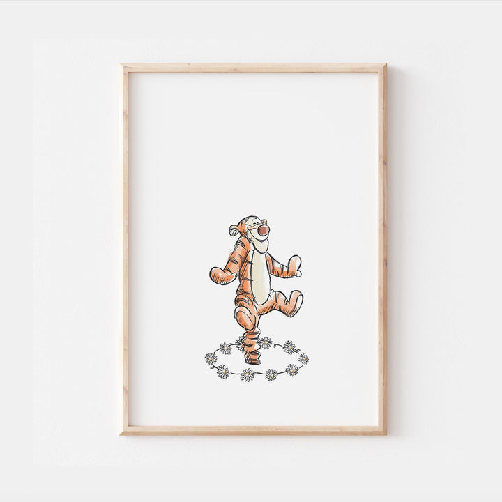 Winnie the Pooh Eeyore Piglet Tigger Print | Winnie the Pooh | Quote Disney Movie Kids Children Babies Nursery Bedroom Art Wall Decor