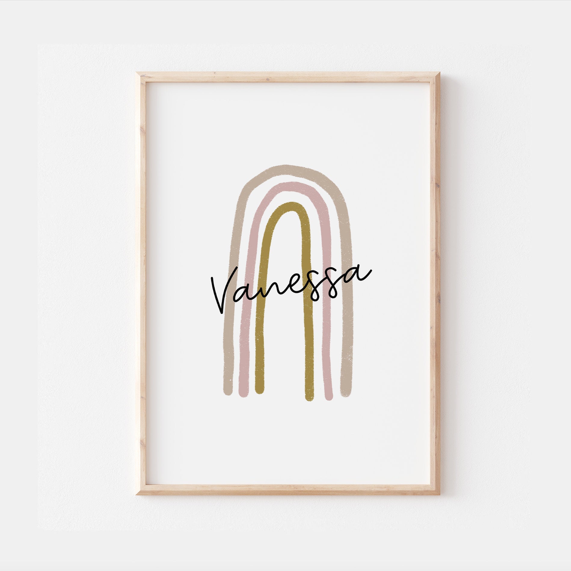 Personalised Scandi Rainbow Kids Nursery Print Baby Bedroom Decor Posters Quote Explorer Scandi Nordic Style Typography