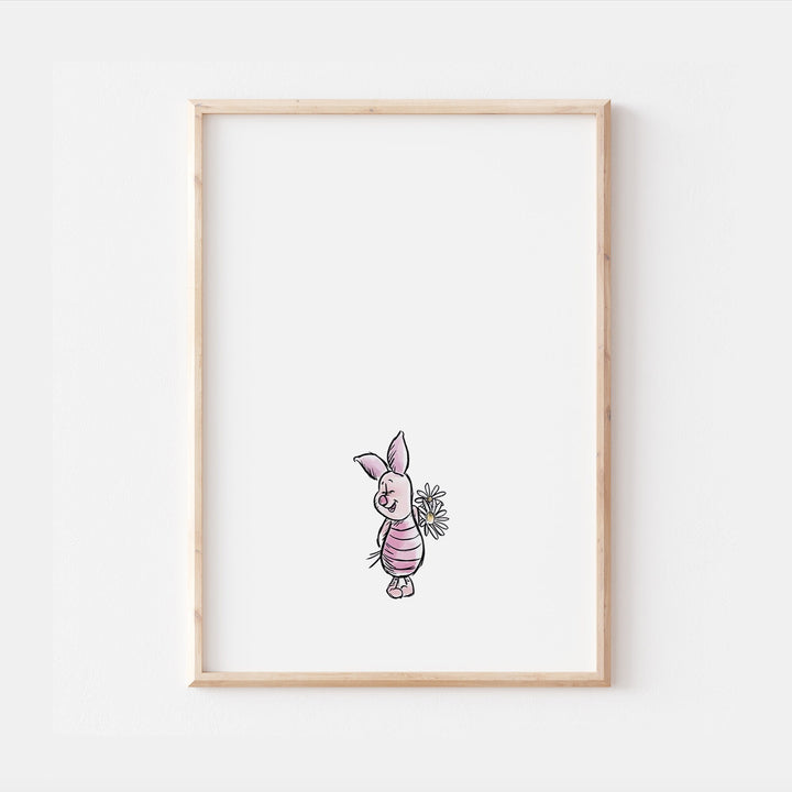 Winnie the Pooh Eeyore Piglet Tigger Print | Winnie the Pooh | Quote Disney Movie Kids Children Babies Nursery Bedroom Art Wall Decor