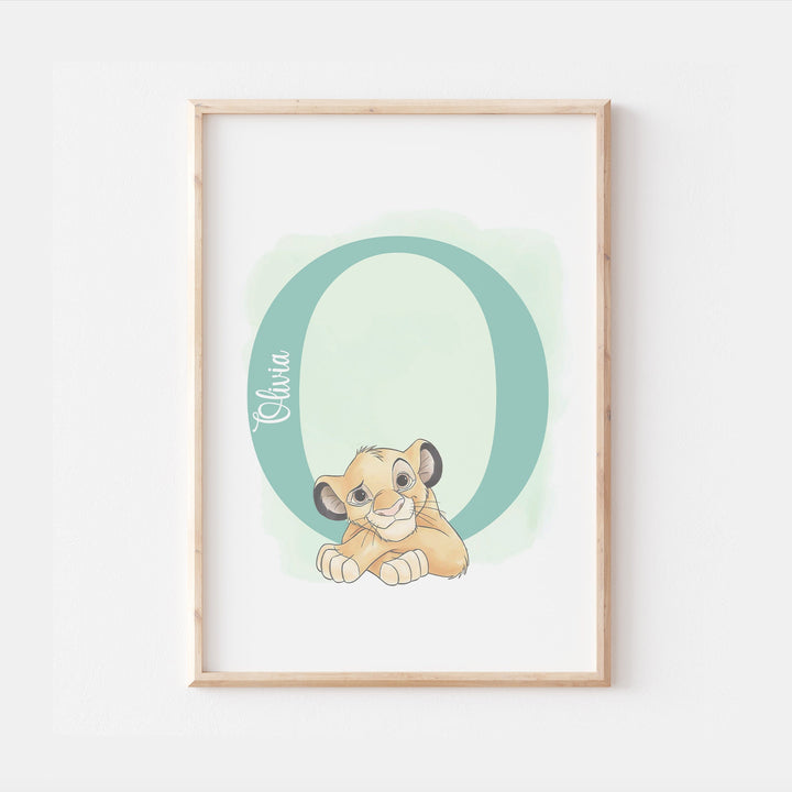 Personalised Simba Print | The Lion King Quote Pixar Disney Nala Movie Kids Children Babies Nursery Bedroom Art Wall Decor Poster