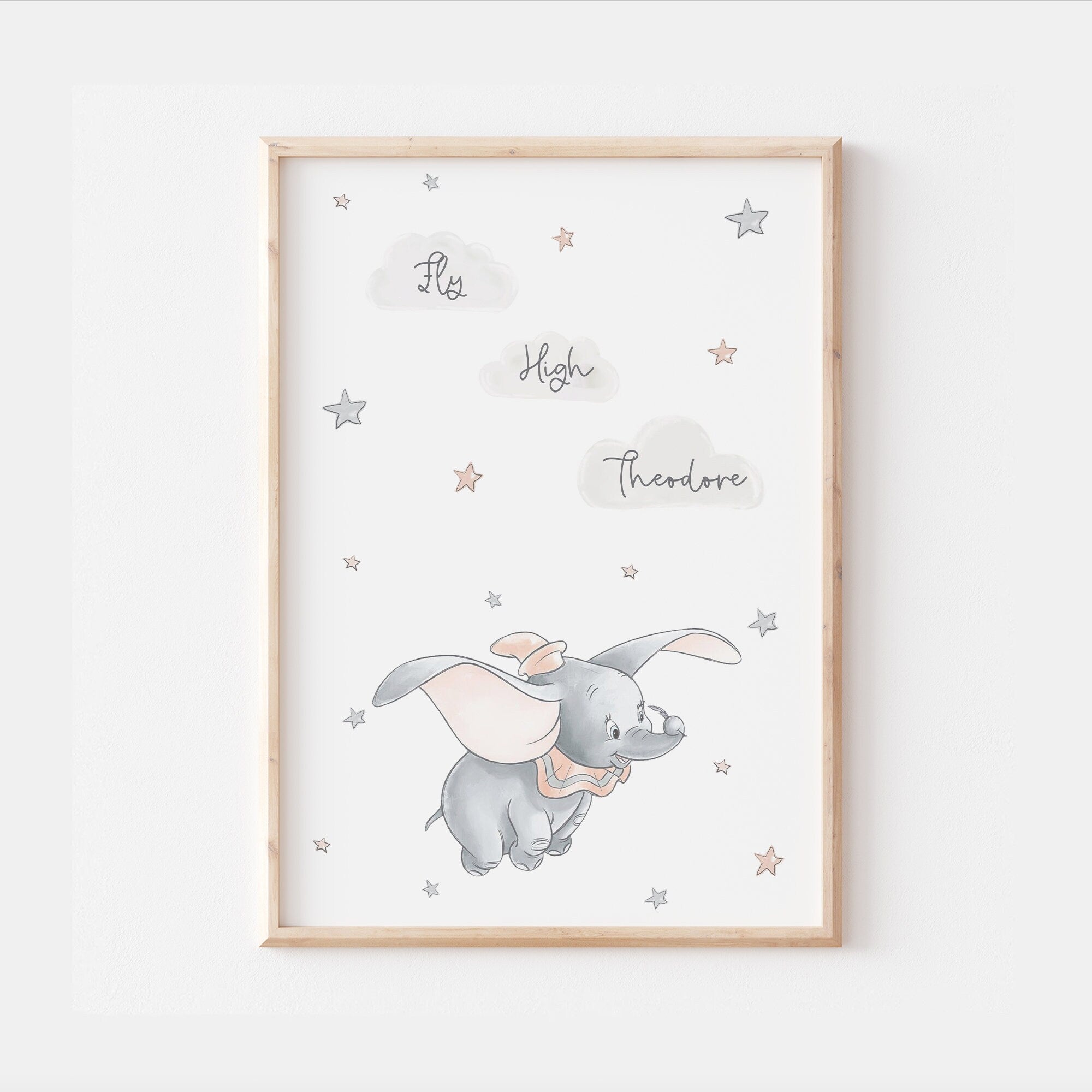 Dumbo wall store art for nursery