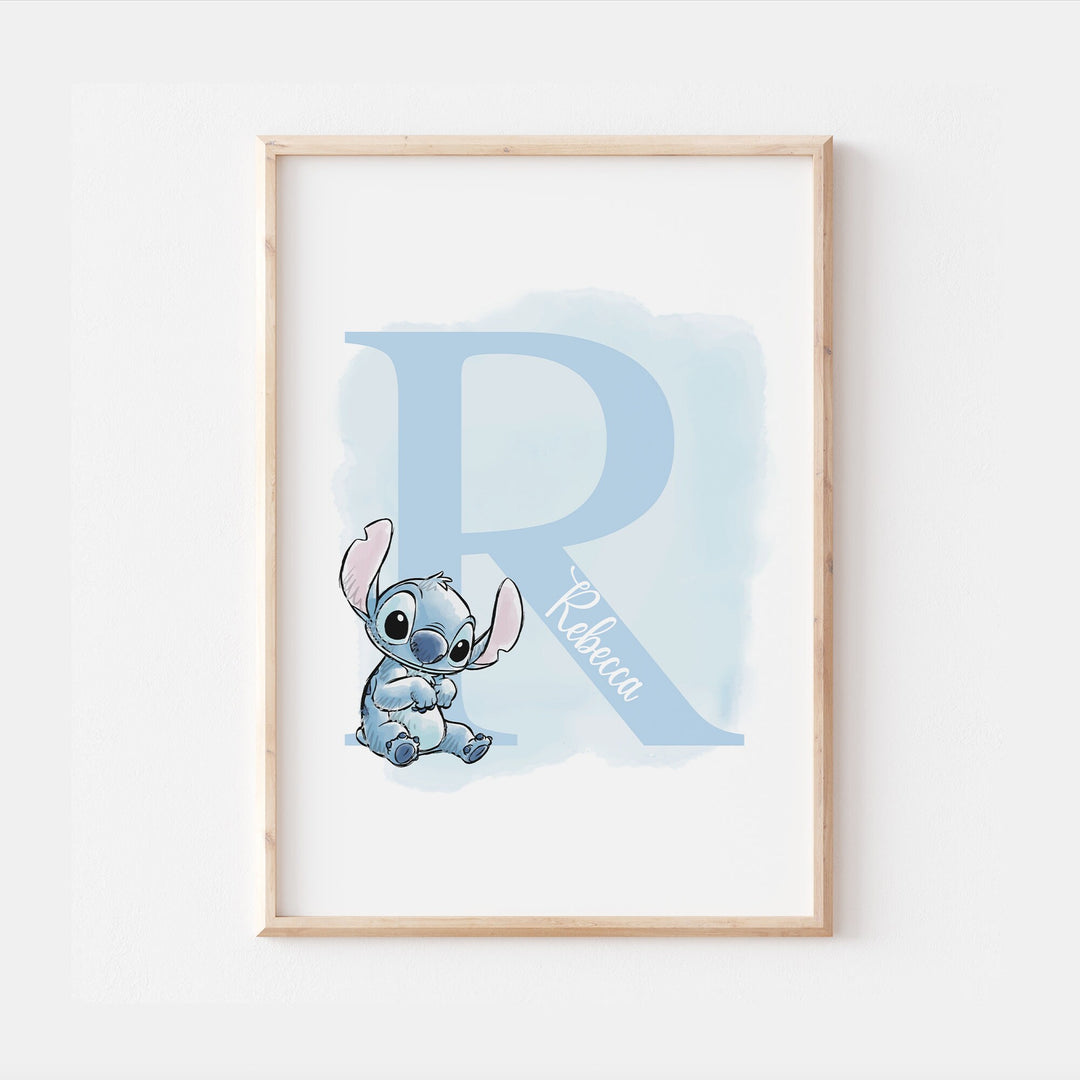 Personalised Lilo & Stitch Print | Quote Pixar Disney Movie Kids Children Babies Nursery Bedroom Art Wall Decor Aliens Hawaii Stitch Poster