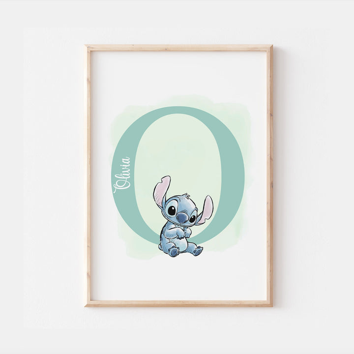 Personalised Lilo & Stitch Print | Quote Pixar Disney Movie Kids Children Babies Nursery Bedroom Art Wall Decor Aliens Hawaii Stitch Poster