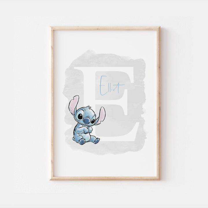 Personalised Lilo & Stitch Print | Quote Pixar Disney Movie Kids Children Babies Nursery Bedroom Art Wall Decor Aliens Hawaii Stitch Poster