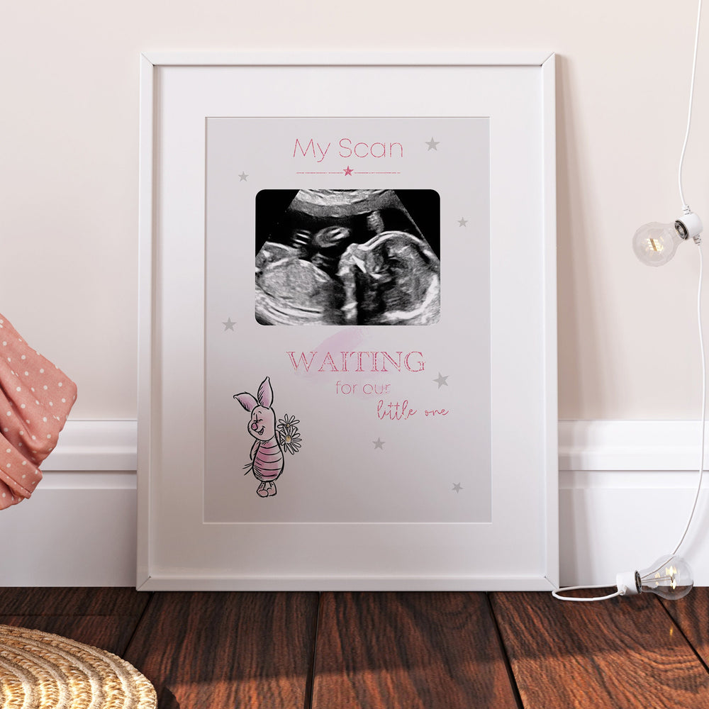 Winnie the Pooh | Personalized Baby Scan Print | Eeyore Tigger Piglet Newborn Print Disney Bedroom Nursery Decor Baby Gift Mothers Day Pixar