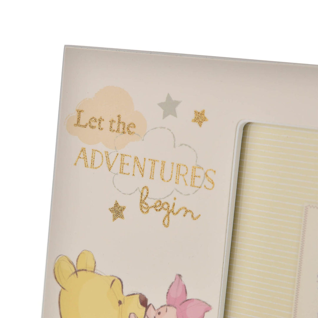 Winnie & Piglet Photo Frame | Magical Beginnings | Tigger Eeyore Newborn Disney Pixar Wall Decor Hangings Wood Gifts Baby Kids Bedroom